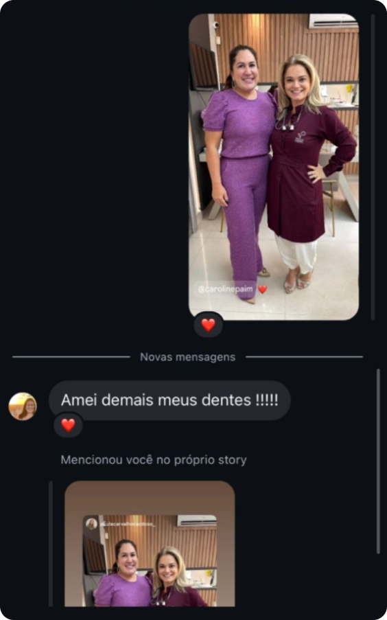 Depoimento de paciente da clínica ICEO 3