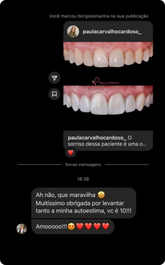 Depoimento de paciente da clínica ICEO 2